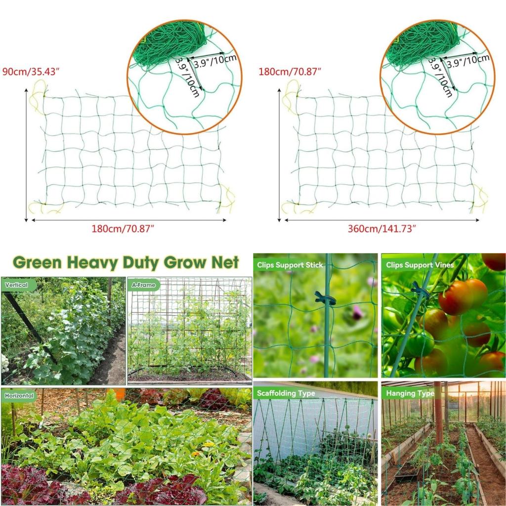 Agriculture Farming Net - Red soporte plantas red enrejado jardín
